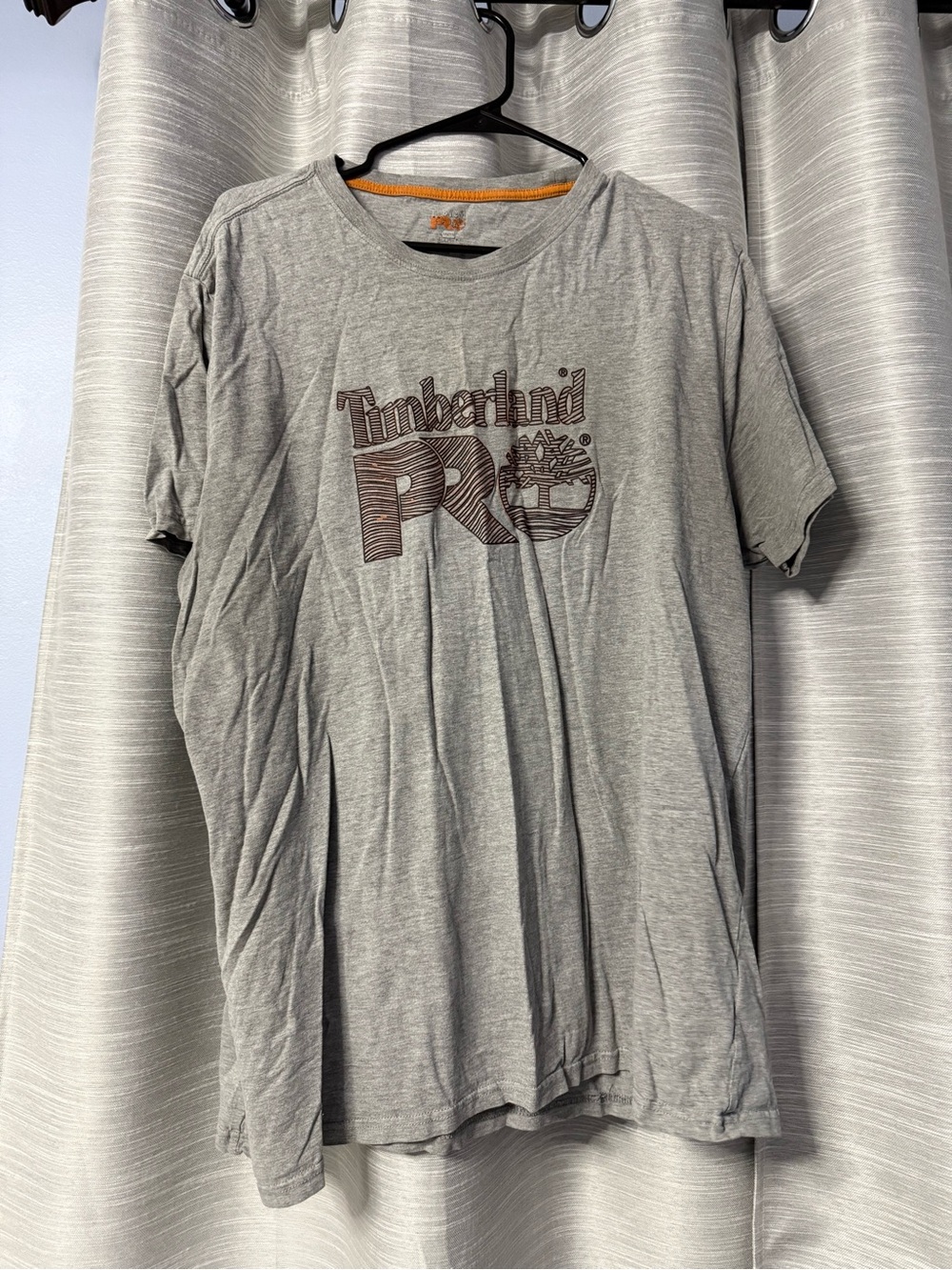 Timberland PRO Men’s Heather Gray Graphic Logo Short Sleeve Tee